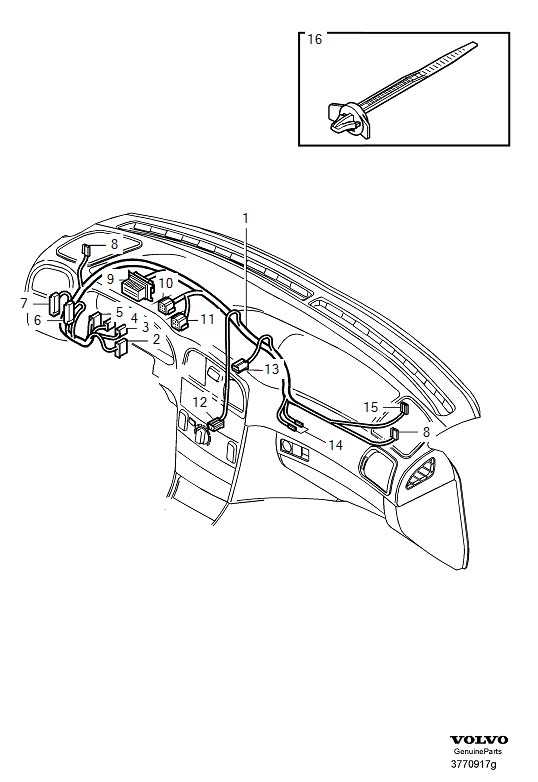 Volvo V40 2004 User Wiring Harness